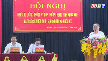 Thị xã Ba Đồn: Đại biểu HĐND tỉnh và thị xã tiếp xúc cử tri 9 xã vùng Nam