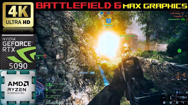 [4K] Battlefield 6 - RTX 5090 Ryzen 9950x3D - MAX GRAPHICS [BENCHMARK] #gaming #battlefield #bf6 #pc