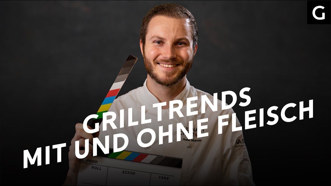 Fleischlose Grilltrends 2023 mit SCC-Koch Aurel Manser - Gewinner der Sat.1 Kochshow "Beef Club"