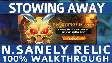 Crash Bandicoot 4 - Stowing Away 100% Walkthrough - N.Sanely Perfect Relic (All Gems & Crates)