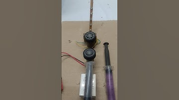 Reverse electricity generate DC Motor Project | #tech #project #shorts