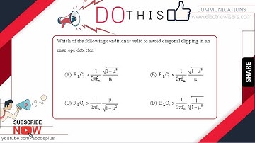 Concept of Envelope Detector | Communications