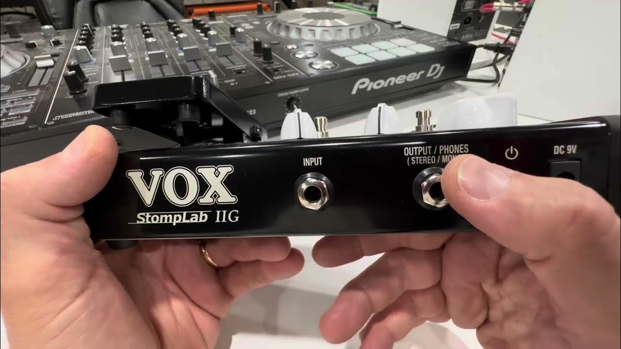 VOX StompLab 1G Multi Effects Modeling Pedal for Guitar Review YouTube