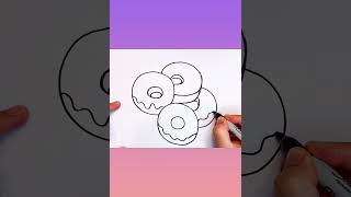 #shorts #drawing #donuts