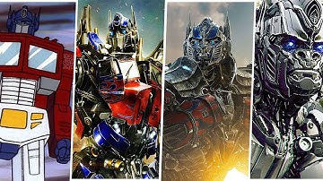 The evolution of Transformers in films and cartoons about transformers (1984-2023)