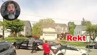 Pizza Delivery Guy Sends Car Thief Flying
