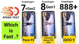 Poco F5 vs iQOO 9 vs S22 Ultra Speedtest OMG Shocking Results 