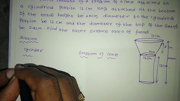 Tn 10 th maths Chapter -7 mensuration example 7.27