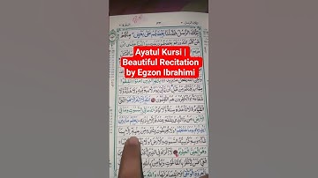 Ayatul Kursi | Beautiful Recitation by Egzon Ibrahimi #ayatulkursi #egzonibrahimi #quran #shorts