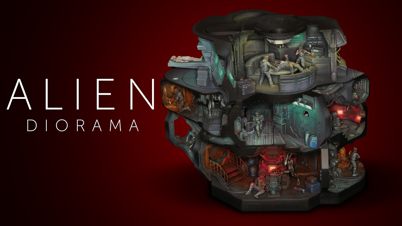 Alien Diorama Making Of FR - YouTube
