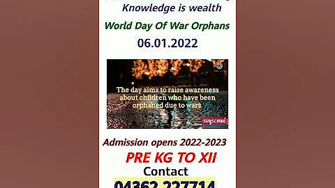 World Day Of War Orphans