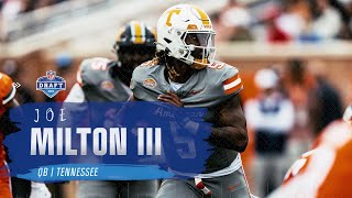 Joe Milton III | 2024 NFL Draft Highlights | Quarterback | New England Patriots