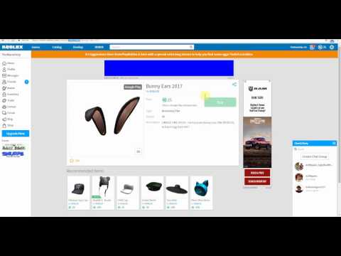 How To Get Roblox Ears 2017 On Computer D Youtube