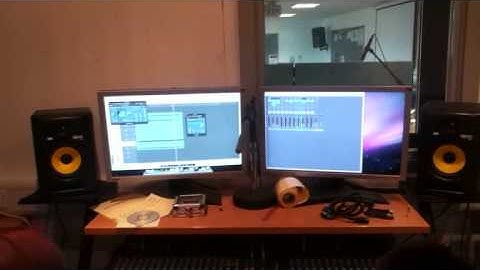 In The Studio - "Critical Mass" - Bass & Drum Tracks - 20/03/2011