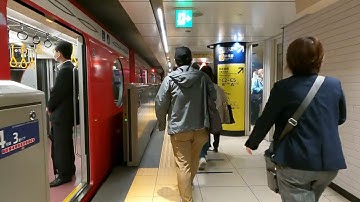 TOKYO Ginza Station Walk • Japan ASMR 4K • VXT TRAVEL