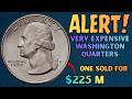 ALERT! Very Expensive Washington Quarters from the 1980s &amp; 90s That Most People Spend!