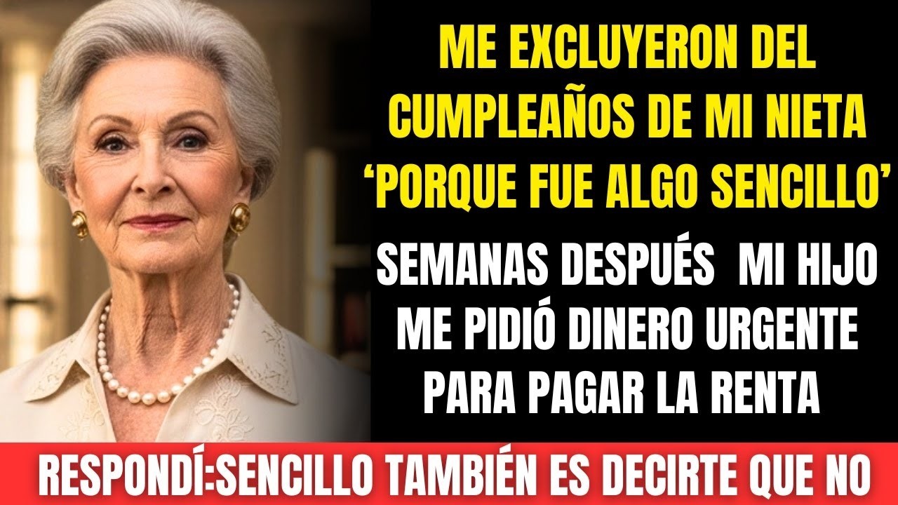 Ofrecí Mi Casa Para la Fiesta de Cumpleaños de Mi Nieta, y Me Dijeron   “Ya La Celebramos Sin Ti”