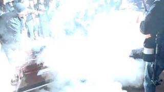 Bert Baker Does A Reverse Gear Burnout
