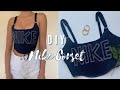 DIY Trendy Corset w/ Thrifted Nike T-Shirt