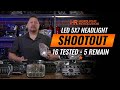 5x7 SEALED BEAM LED HEADLIGHT SHOOTOUT - We Tested 16 Different Headlights And Only 5 Passed