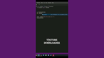 create youtube-downloader with python #shorts