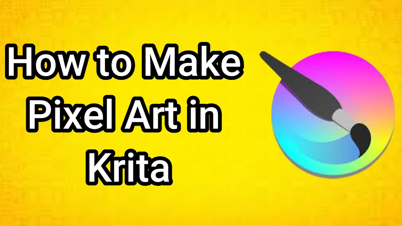 How to Make Pixel Art in Krita - YouTube