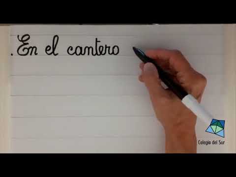 Vídeo: Com escric una lletra cursiva?