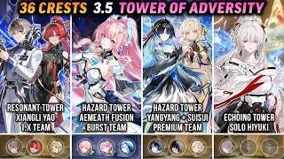 NEW Tower of Adversity 3.5 - 36 Crests Clear (YANGYANG PREMIUM - SOLO HIYUKI) | Wuthering Waves