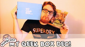 ASMR Unboxing My Geek Box December 2015 - KO (Binaural 3D) Monthly Mystery Box Review