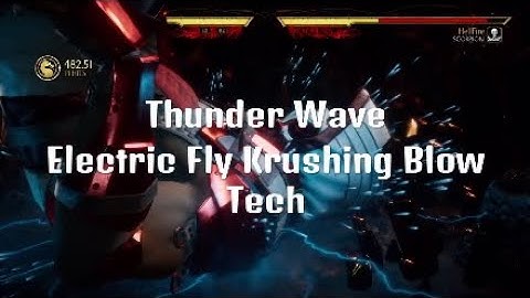 Raiden Thunder Wave Electric Fly Krushing Blow Tech: Mortal Kombat 11