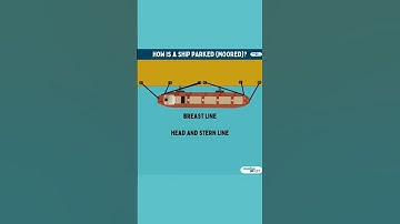 How ships are parked? #mooring #berthing #shorts #youtubeshorts