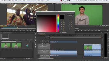 9b Part 2 Adding Colour Matte Under Green Screen Clips