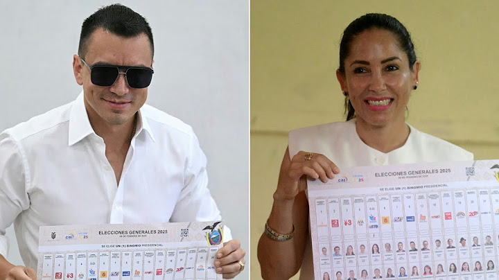 Habrá segunda vuelta en Ecuador: Daniel Noboa y Luisa González se disputarán la presidencia