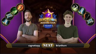 cagnetta99 vs Briarthorn | Swiss Round 5 | Hearthstone Masters Tour Dalaran