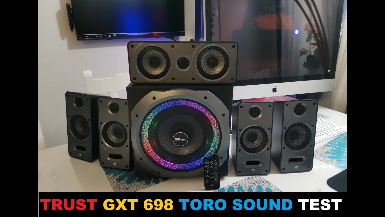 Trust Gxt 698 Torro 5.1 Sound Test 🔊 - YouTube