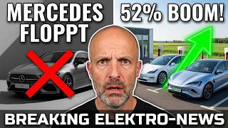 Breaking Elektro-News: E-Autos boomen in Europa/Mercedes CLA L floppt/E-Auto-Akkus halten ewig!