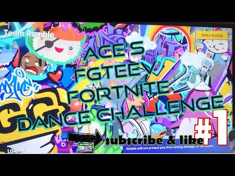 ace s fgteev fortnite dance challenge 3 - fortnite dance challenge fgteev