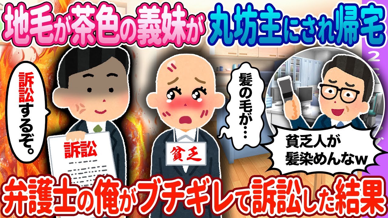 【2ch馴れ初め】地毛が茶色の義妹が帰宅→弁護士の俺が訴訟した結果…【ゆっくり】