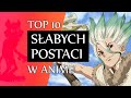 Top 10 sabych bohaterw anime