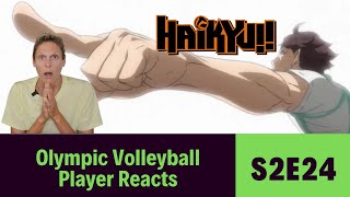 Olympic Volleyball Player Reacts to Haikyuu!! S2E24: 