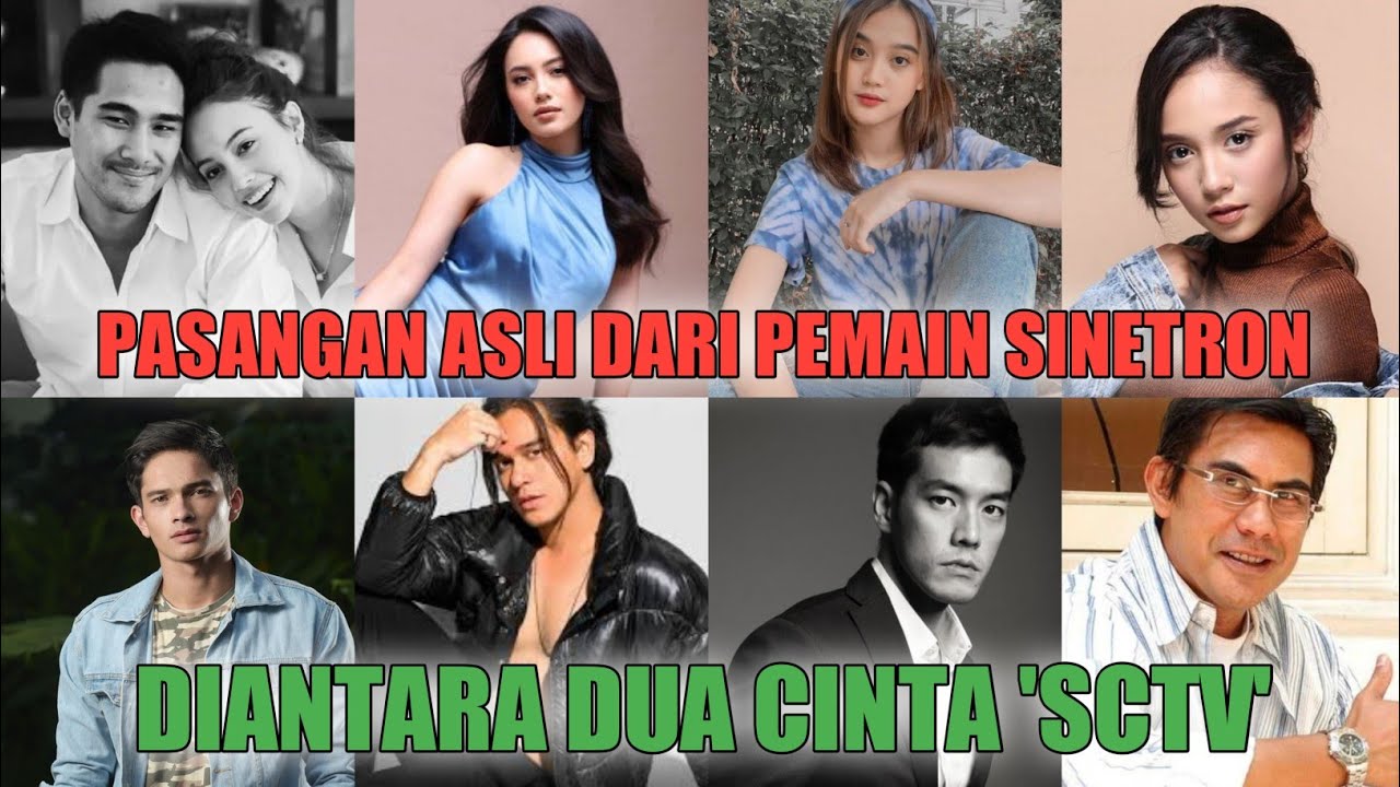 Daftar Nama dan Pasangan Asli Diantara Dua Cinta yang tayang di SCTV