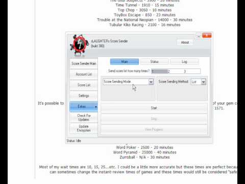 sLAUGHTERs Score Sender - HIDDENBELOW.COM