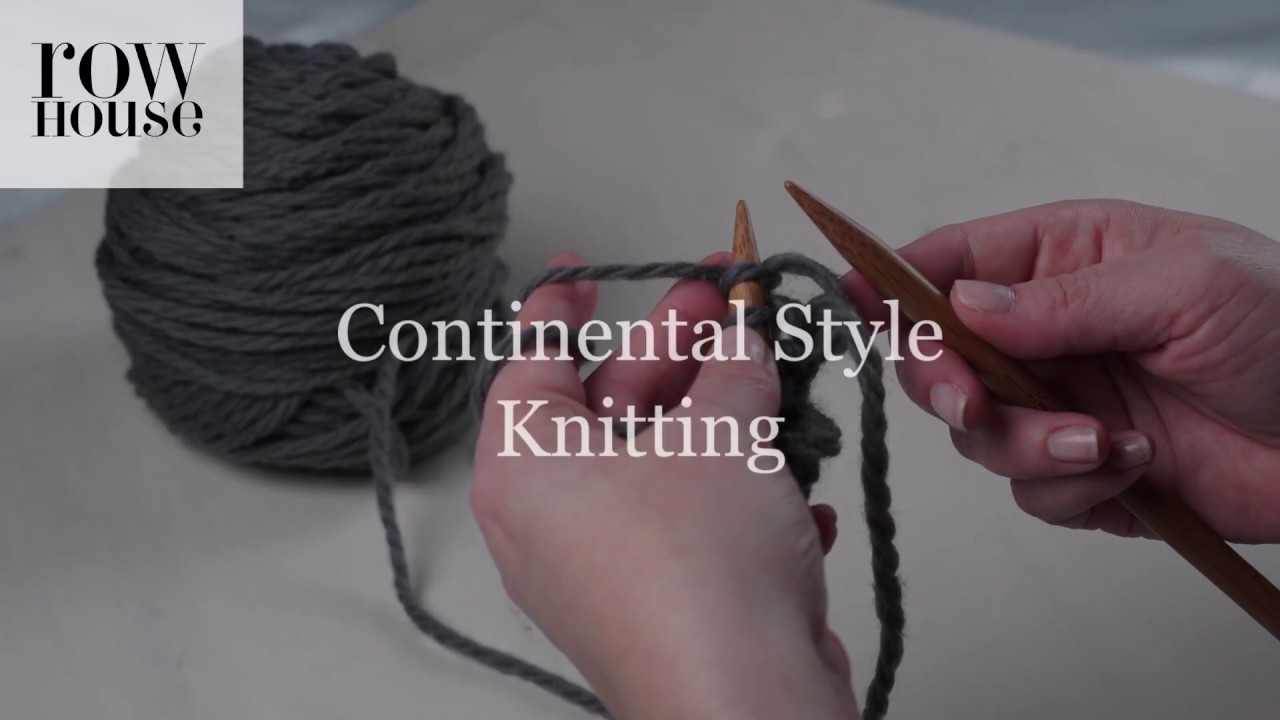 How to Knit Continental Style (Yarn in Left Hand) YouTube