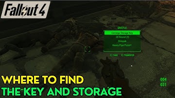 Fallout 4: Waar vind je de opslagruimte en sleutel van Corvega [Gids 2025]