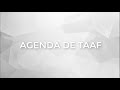 TAAF Agenda