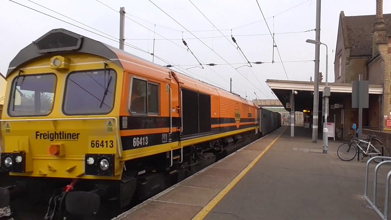 camera iphone 8 plus apk Freightliner G&W orange liveried 66413 'Lest We Forget' departs Stowmarket on 4E64: 17/04/2019