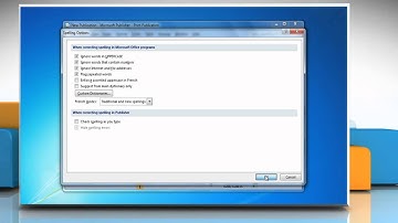 Publisher 2007: Turn grammar check and spell check on and off