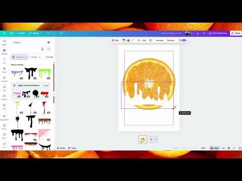 Create Dripping Effect in Canva | Easy Canva Tutorial (2025)