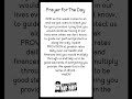 PROVISION THROUGH JESUS - Prayer For The Day (February 25, 2022) #prayer #DailyPrayer