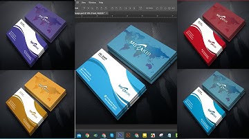 Professional Business Card Design in Adobe Photoshop CS6